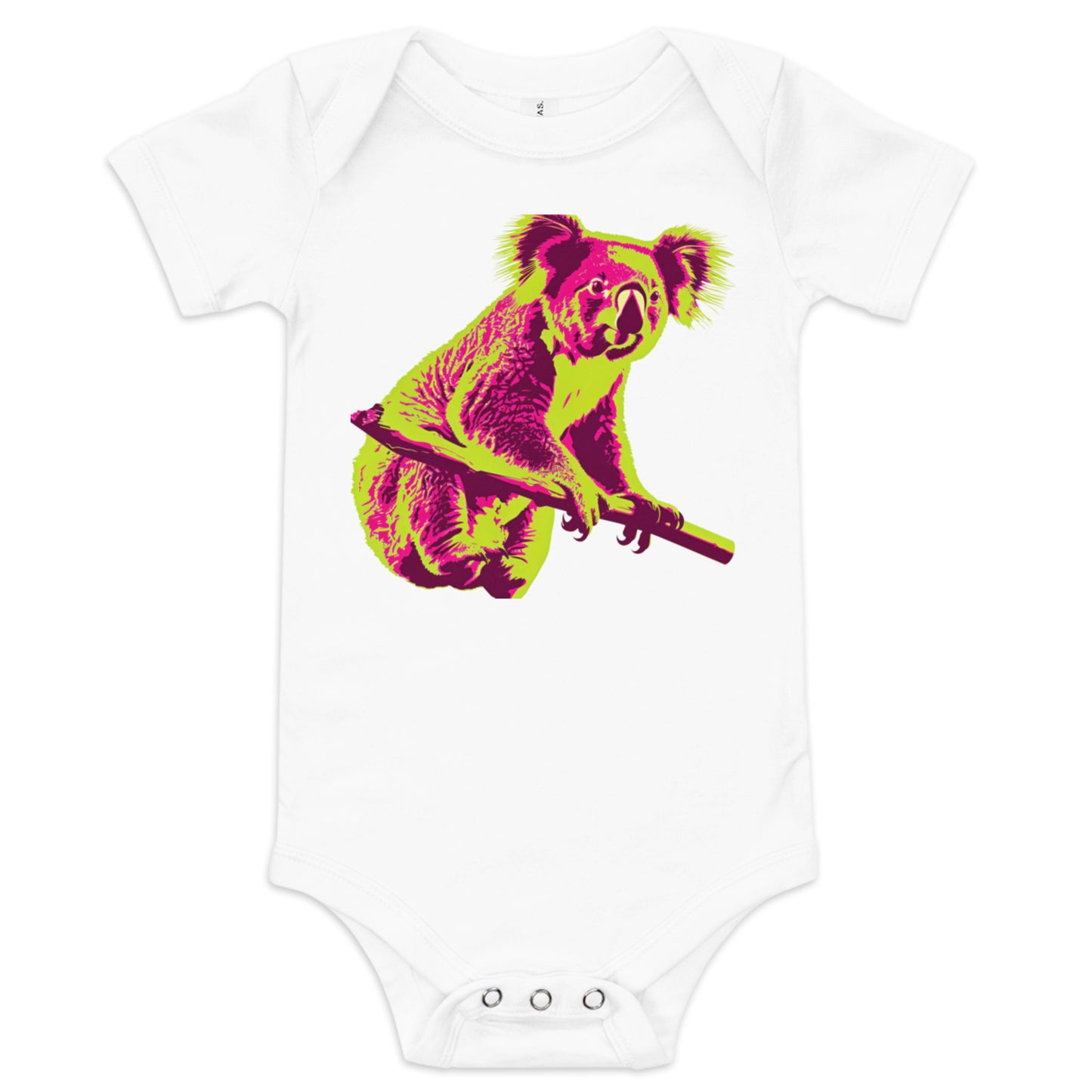 Neon Koala Onesie | Cute and Comfortable Australian Baby Bodysuit