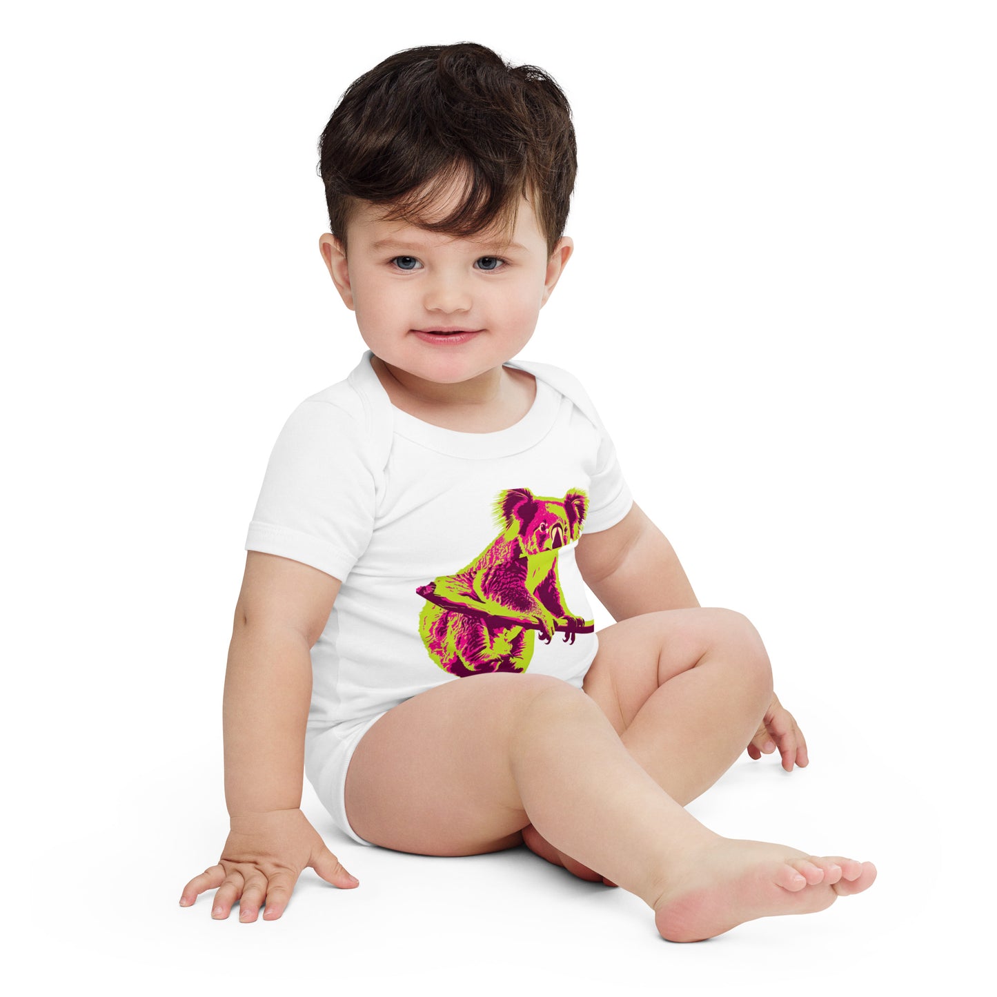 Neon Koala Onesie | Cute and Comfortable Australian Baby Bodysuit