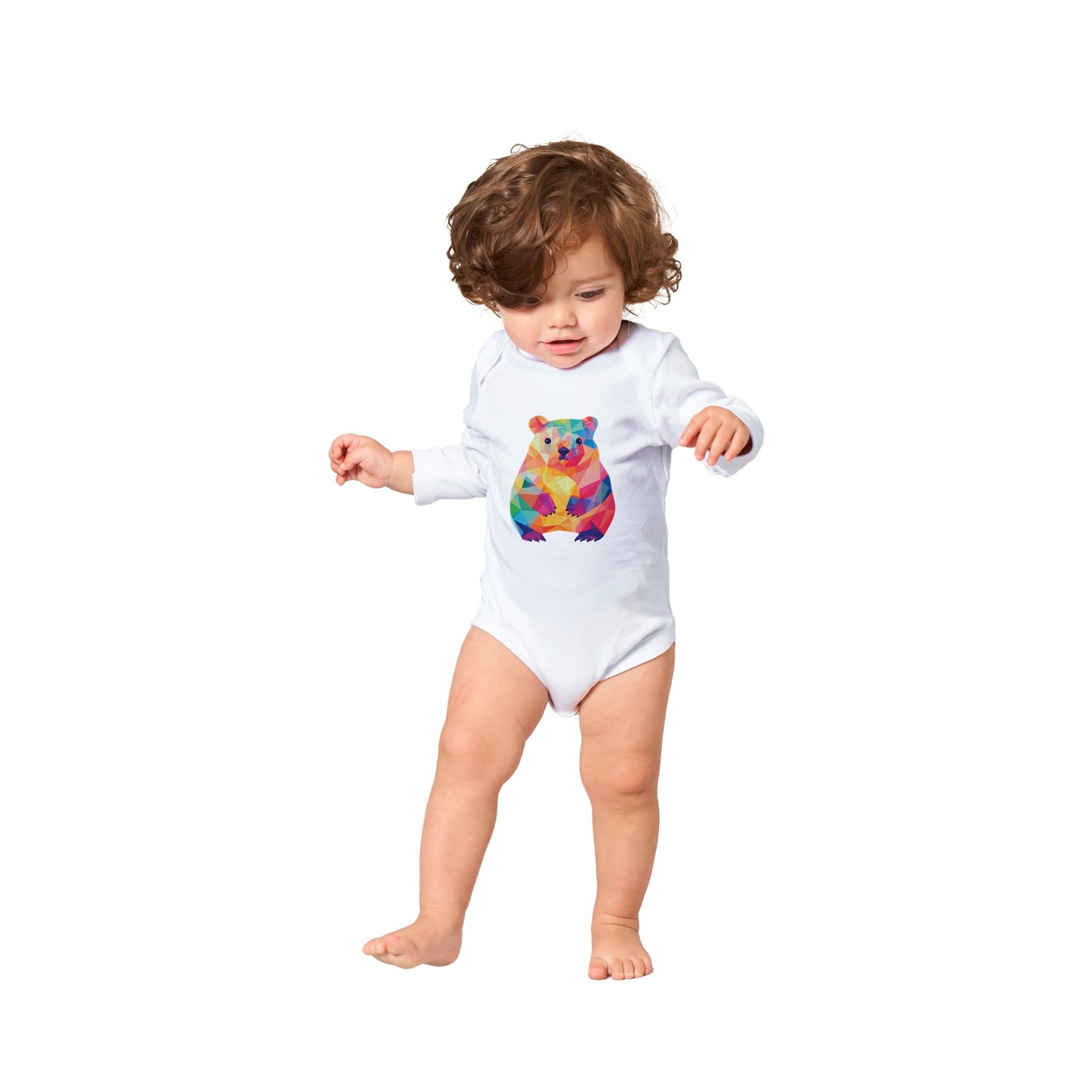 Wombat Pop Classic Baby Long Sleeve Bodysuit | Adorable & Comfy Babywear