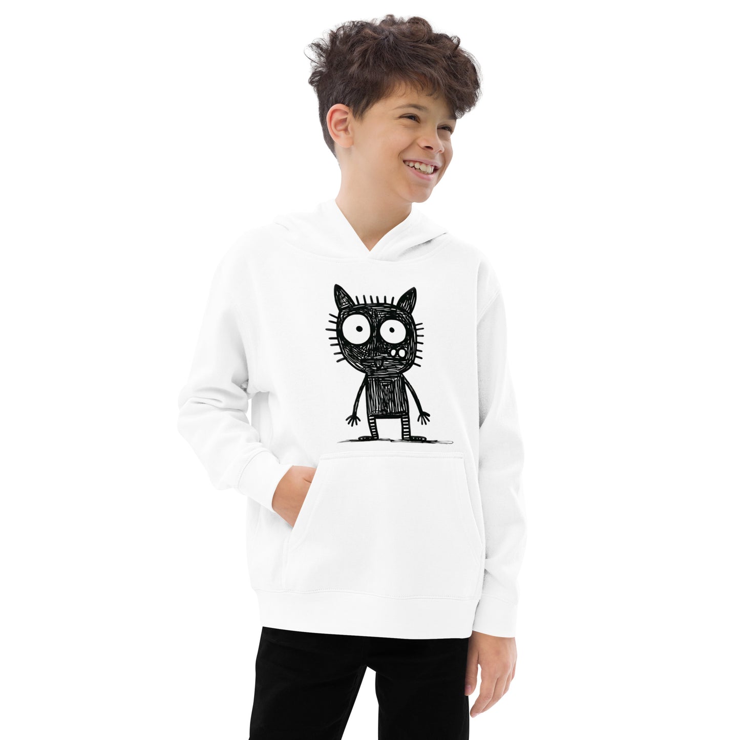 Kids fleece hoodie Tazzy Devil