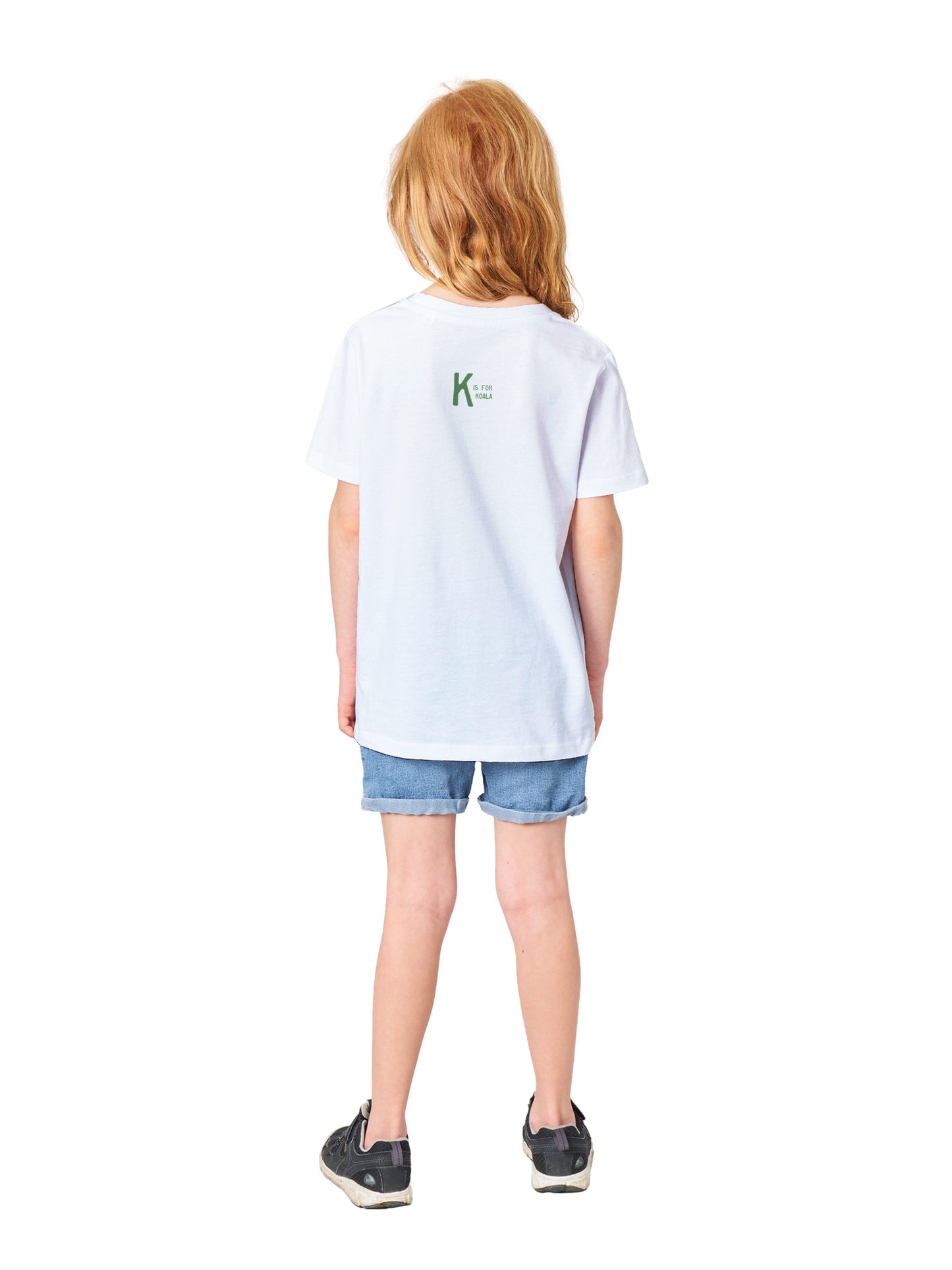 Organic Kids Crewneck T-shirt Koala Pop | Eco-Friendly Children's Apparel