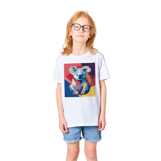 Organic Kids Crewneck T-shirt Koala Pop | Eco-Friendly Children's Apparel