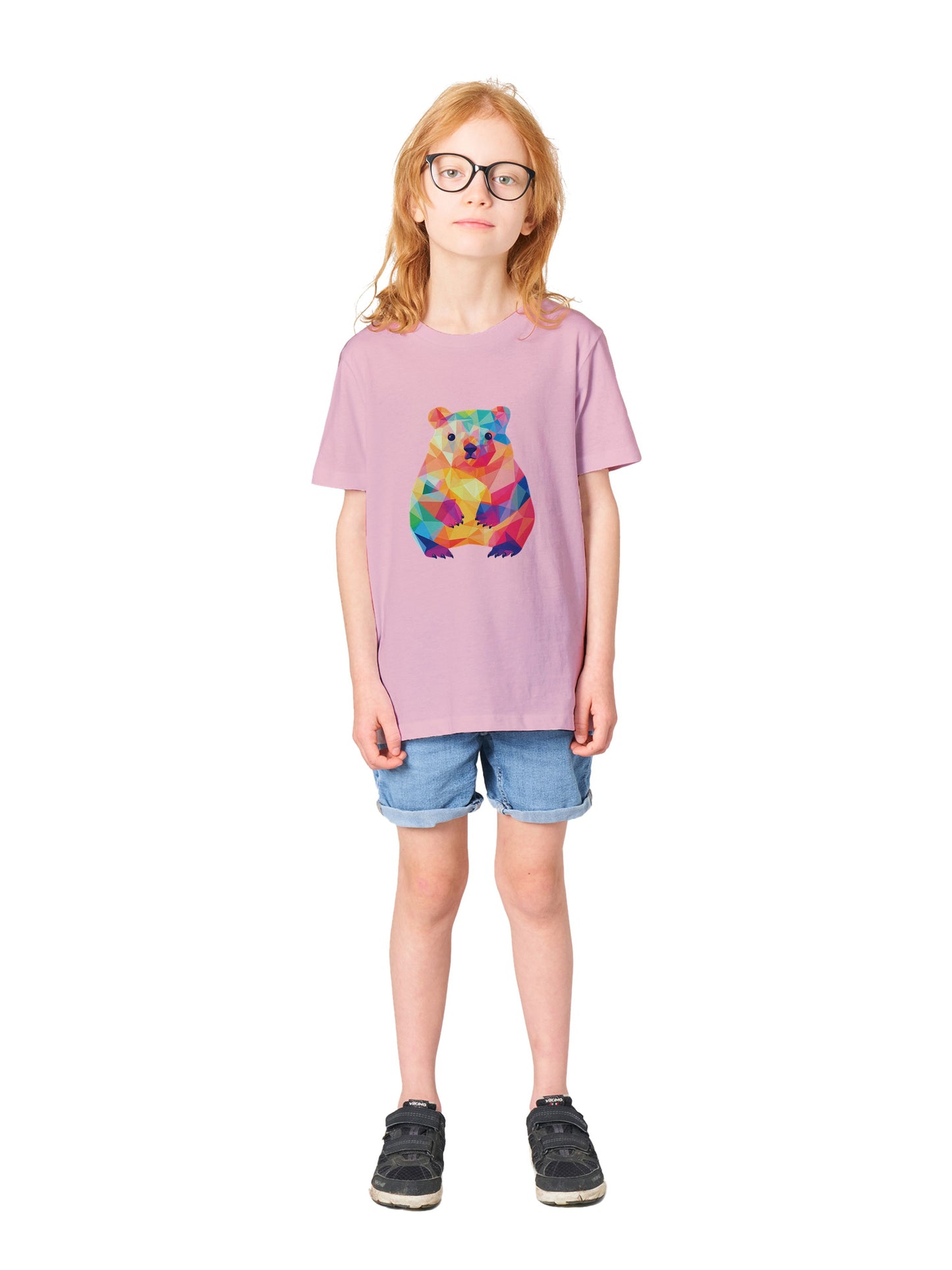 Organic Kids Crewneck T-shirt Wombat Pop | Cute Wombat Shirt for Tweens