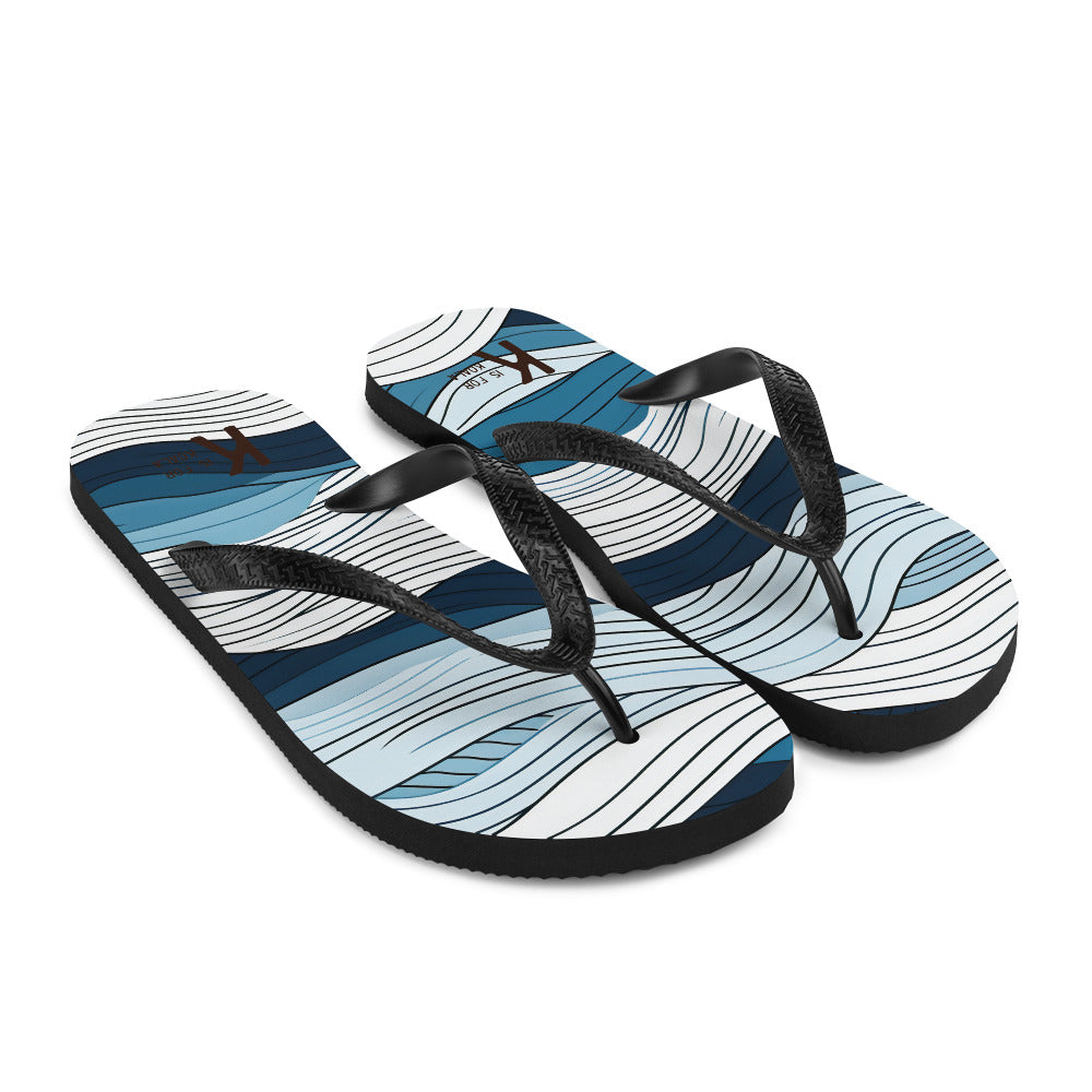 K is for Koala Blue Crush Sole Mates | Unisex Flip Flops for the Beach