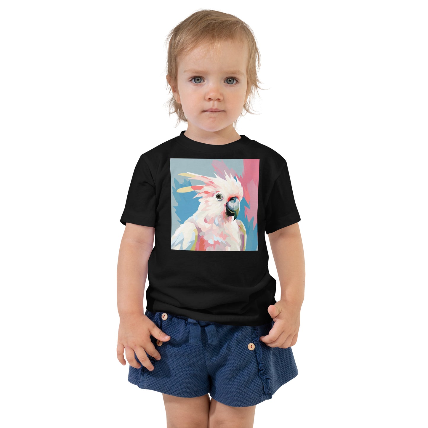 Adorable Cockatoo Toddler Tee | Cocky Pop Australian Tshirt