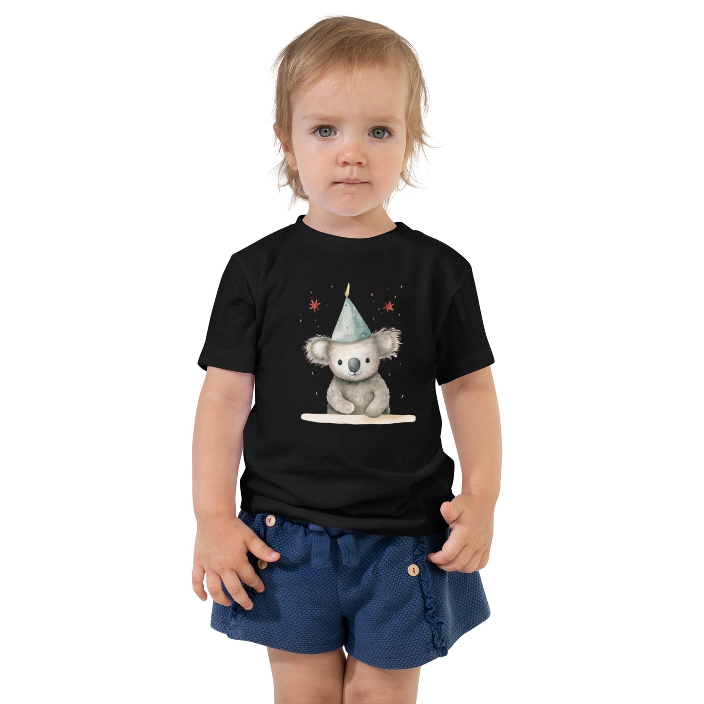 Party Animal Koala Toddler Short Sleeve Tee