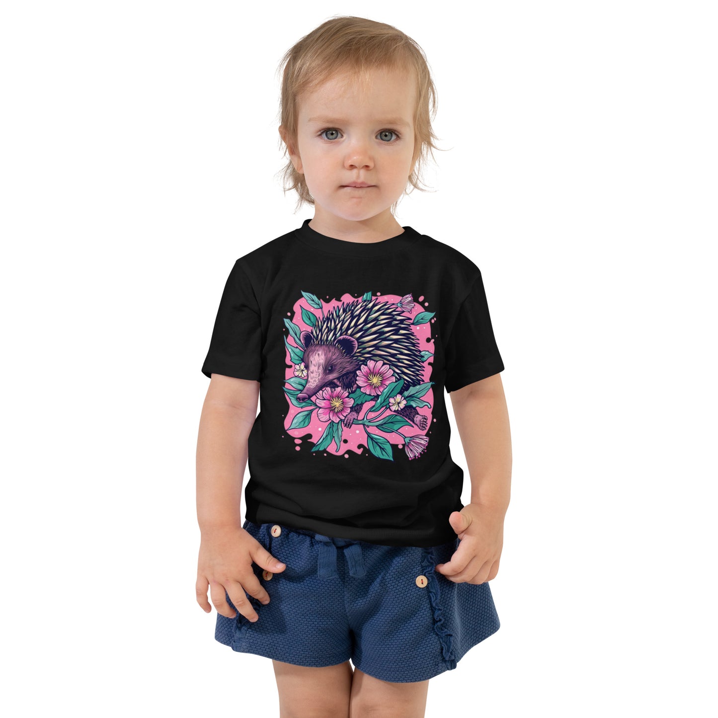 Bloomin' Spike Echidna Toddler Tee | Trendy Echidna Tee for Kids