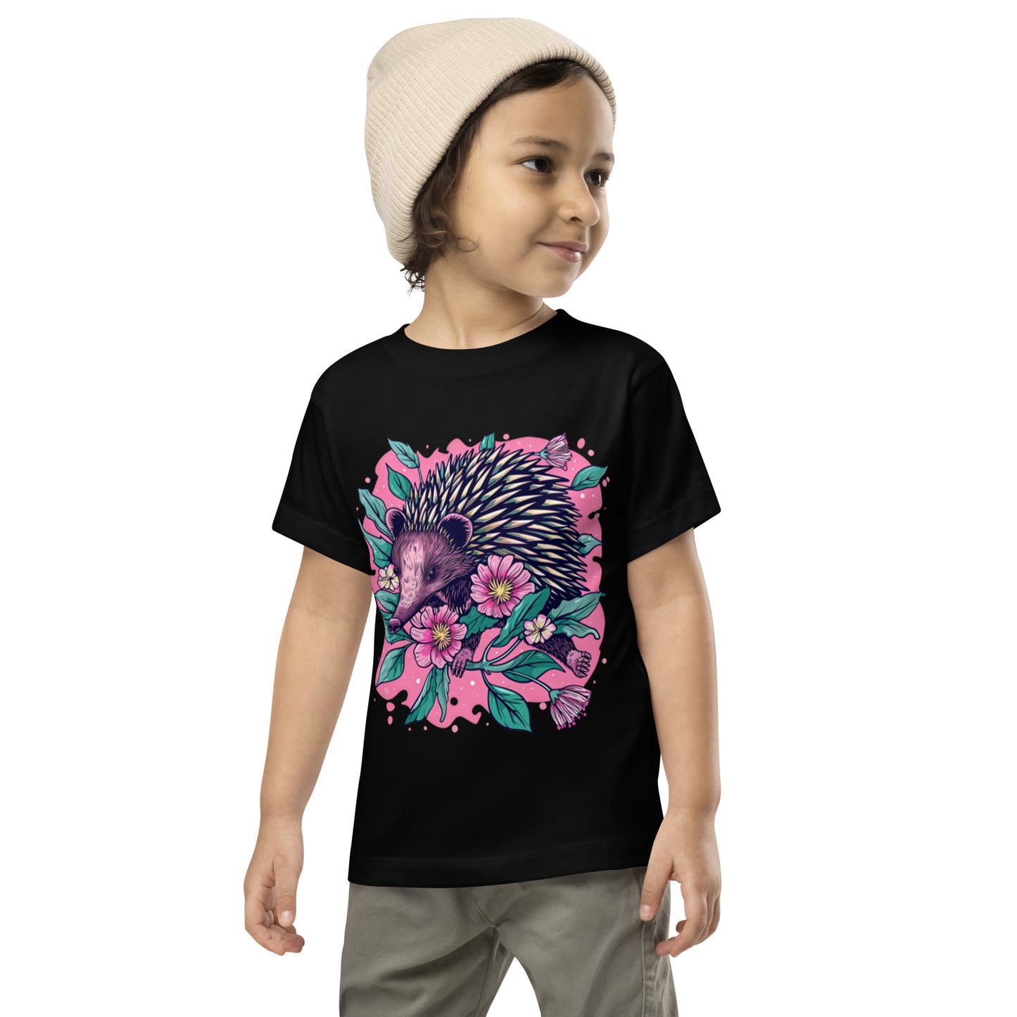 Bloomin' Spike Echidna Toddler Tee | Trendy Echidna Tee for Kids