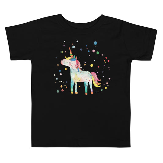 One of a Kind Rainbow Unicorn Toddler Tee | Soft Cotton | K is for Koala