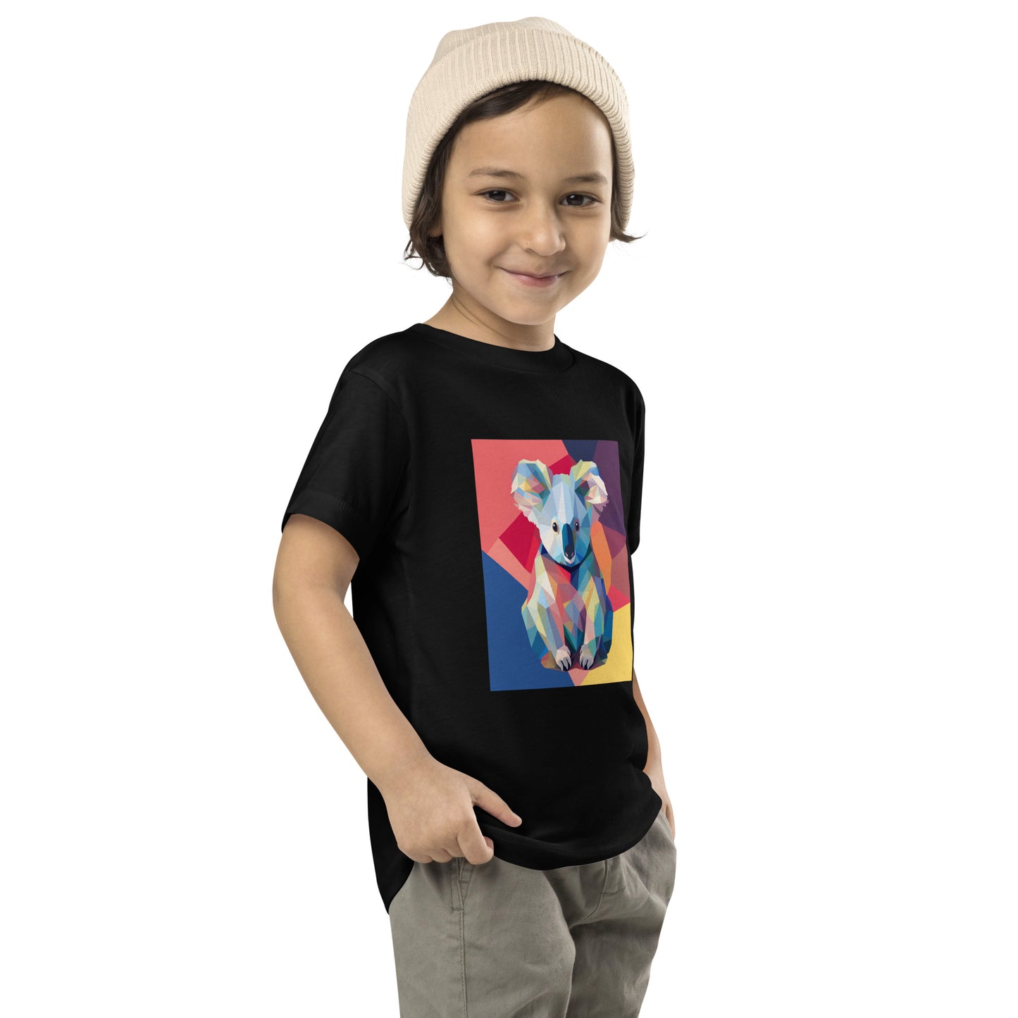 Koala Pop Toddler Short Sleeve Tee | Adorable Kids' Koala Shirt