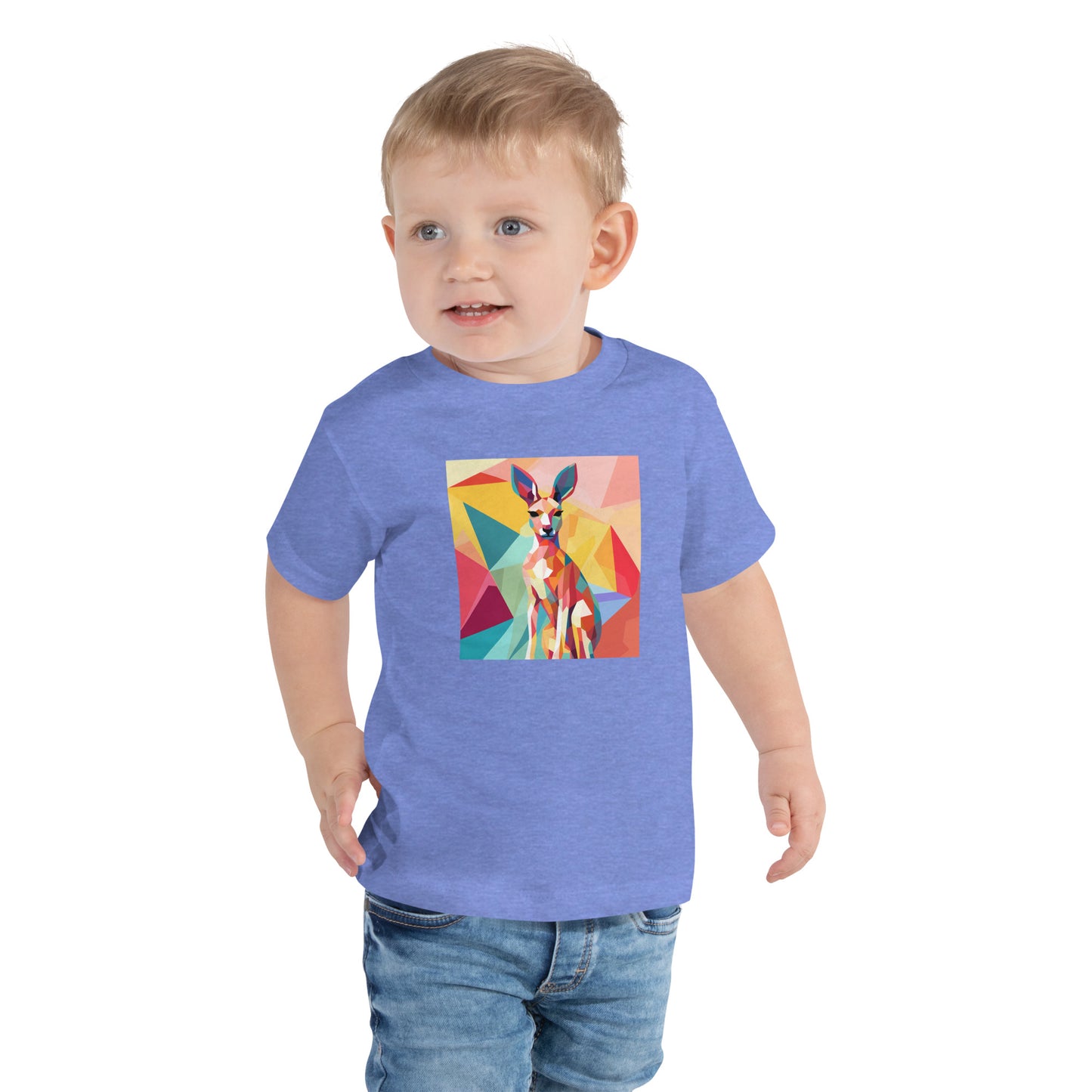 Kangaroo Pop Toddler Short Sleeve Tee | Cute Kids' Kangaroo Shirt