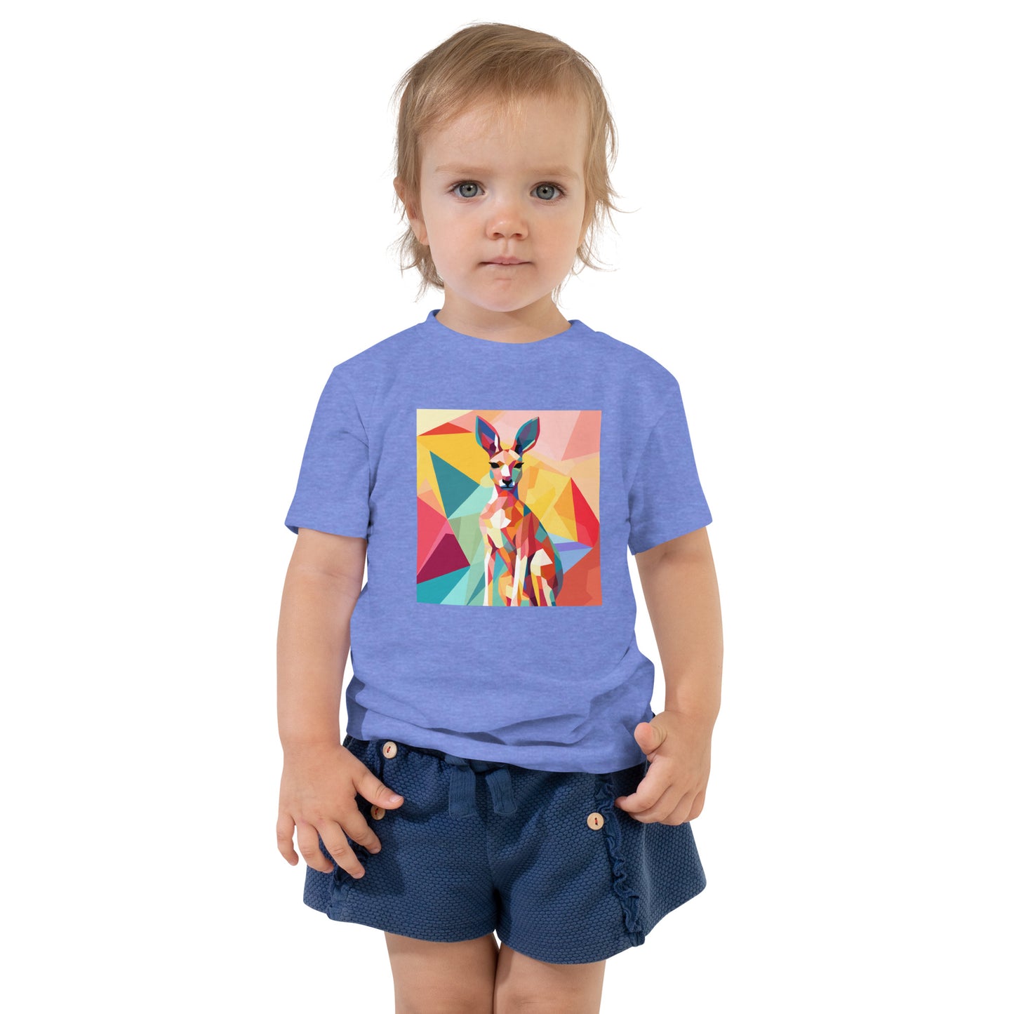 Kangaroo Pop Toddler Short Sleeve Tee | Cute Kids' Kangaroo Shirt