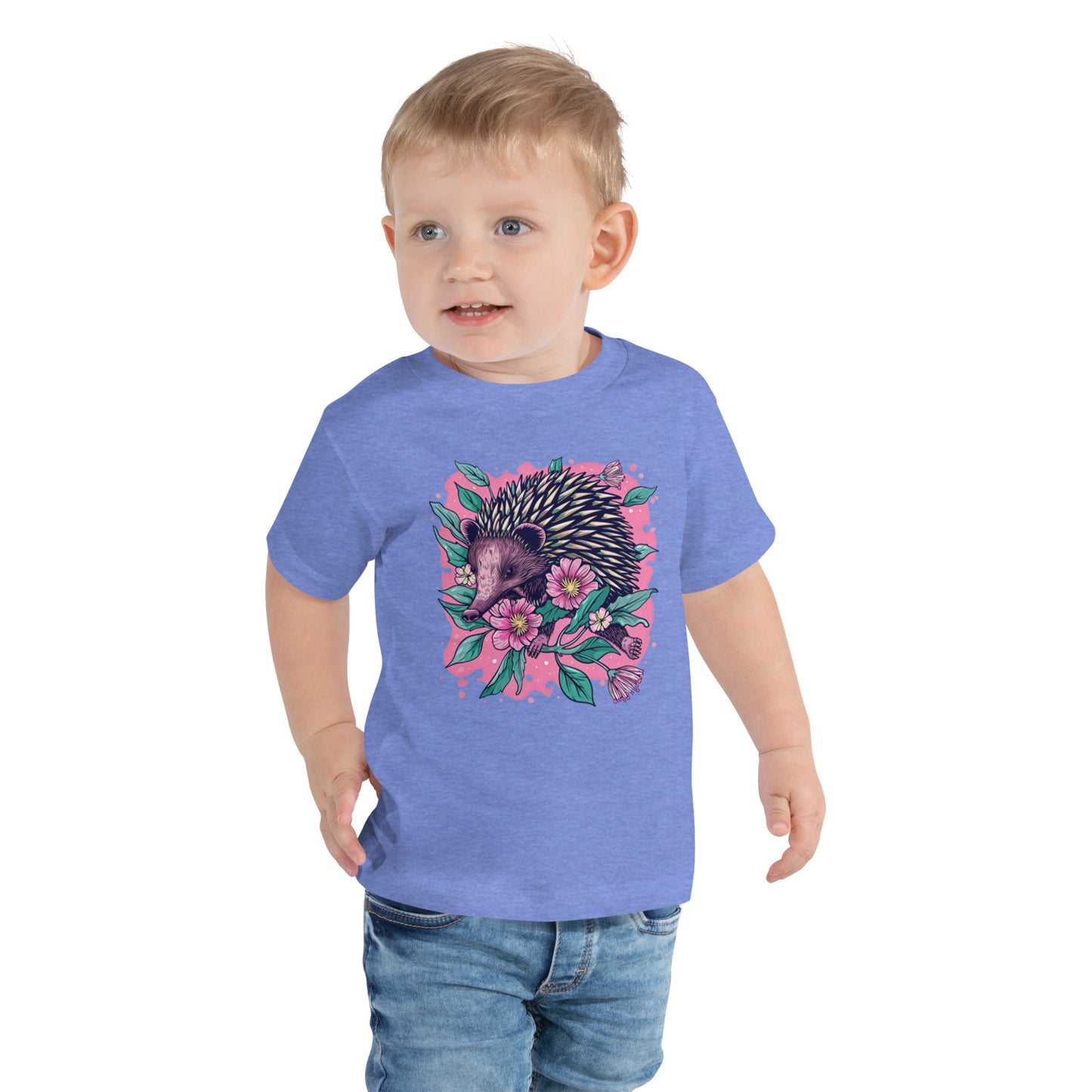 Bloomin' Spike Echidna Toddler Tee | Trendy Echidna Tee for Kids