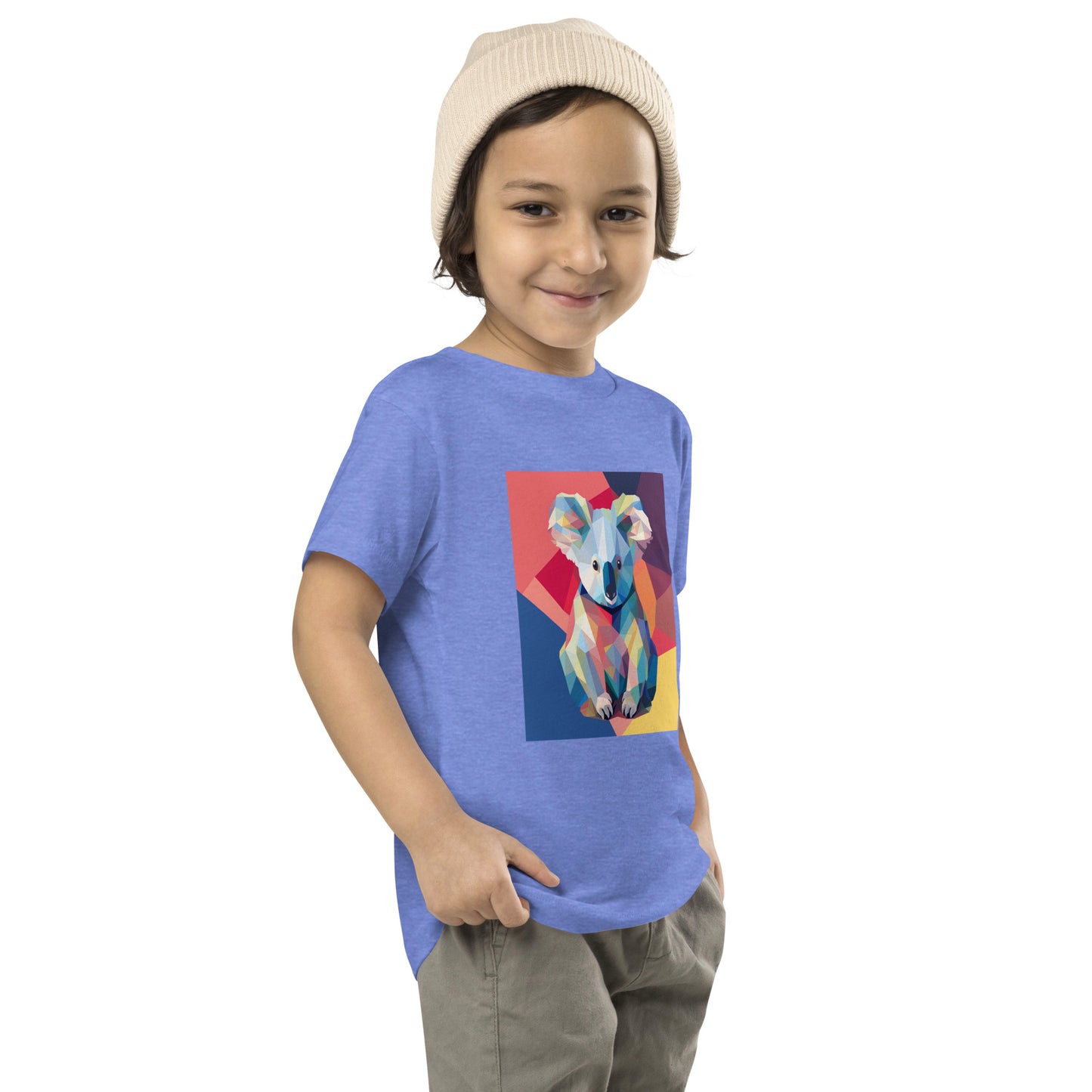 Koala Pop Toddler Short Sleeve Tee | Adorable Kids' Koala Shirt