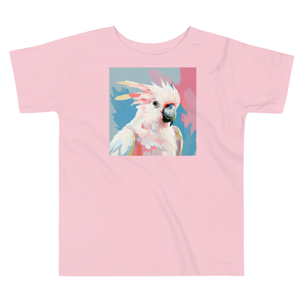 Adorable Cockatoo Toddler Tee | Cocky Pop Australian Tshirt