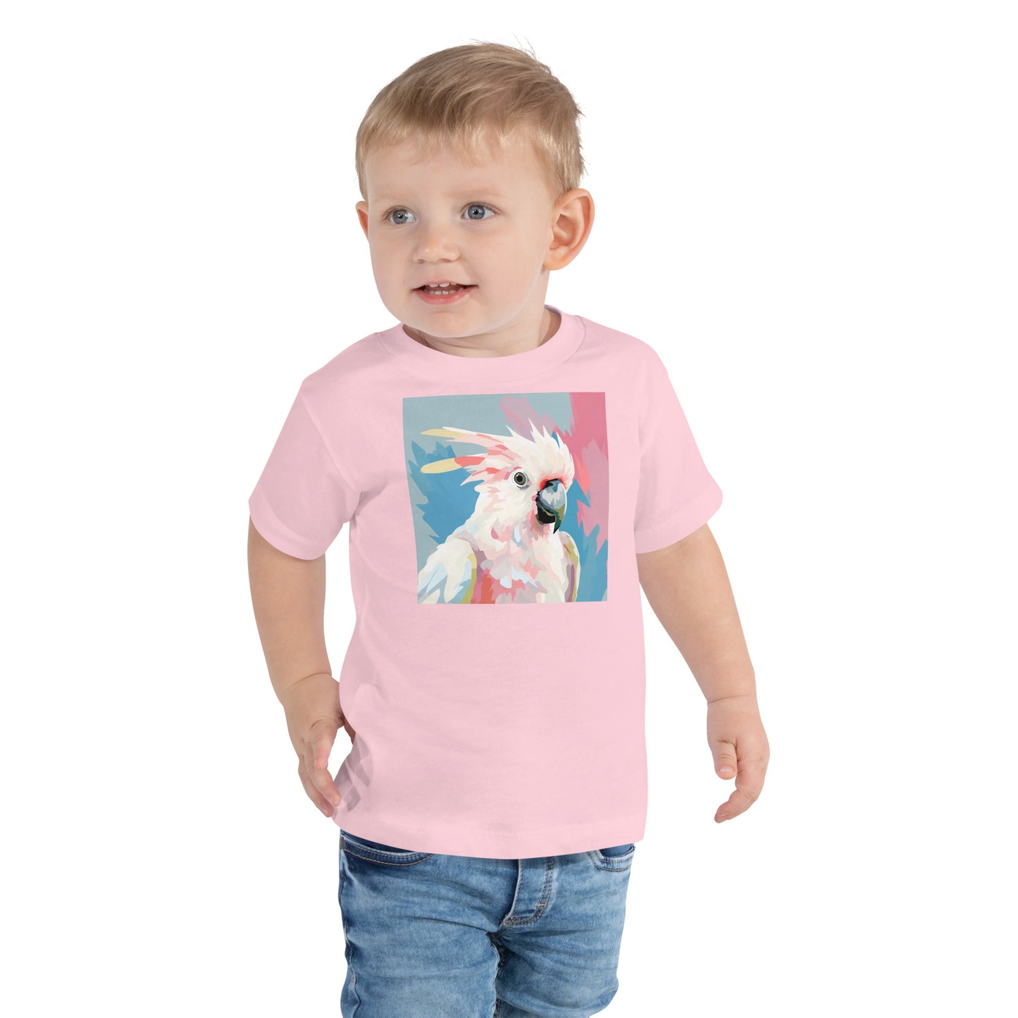 Adorable Cockatoo Toddler Tee | Cocky Pop Australian Tshirt