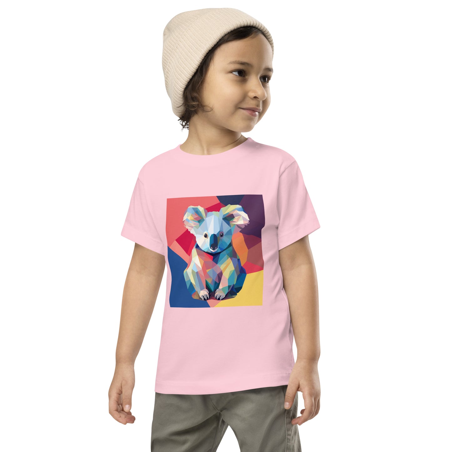 Koala Pop Toddler Short Sleeve Tee | Adorable Kids' Koala Shirt