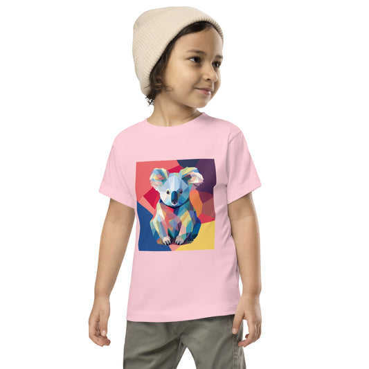 Koala Pop Toddler Short Sleeve Tee | Adorable Kids' Koala Shirt