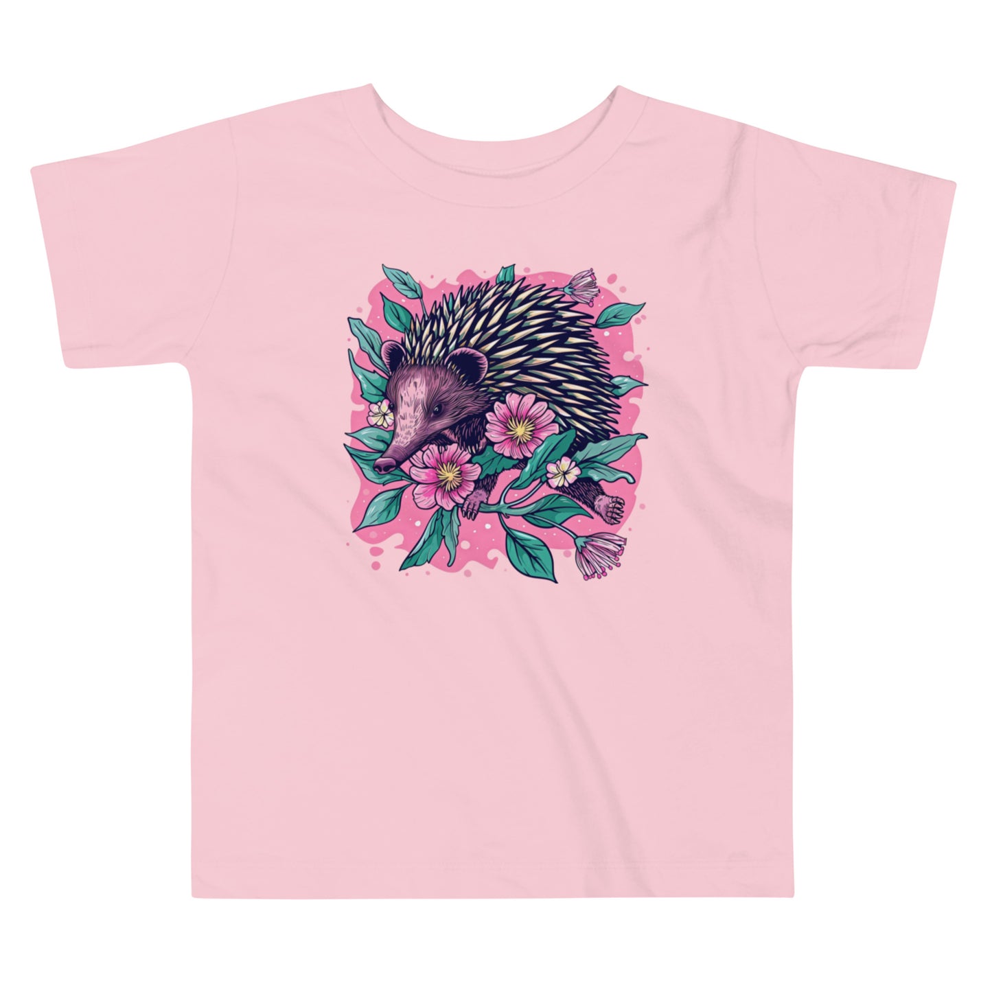 Bloomin' Spike Echidna Toddler Tee | Trendy Echidna Tee for Kids