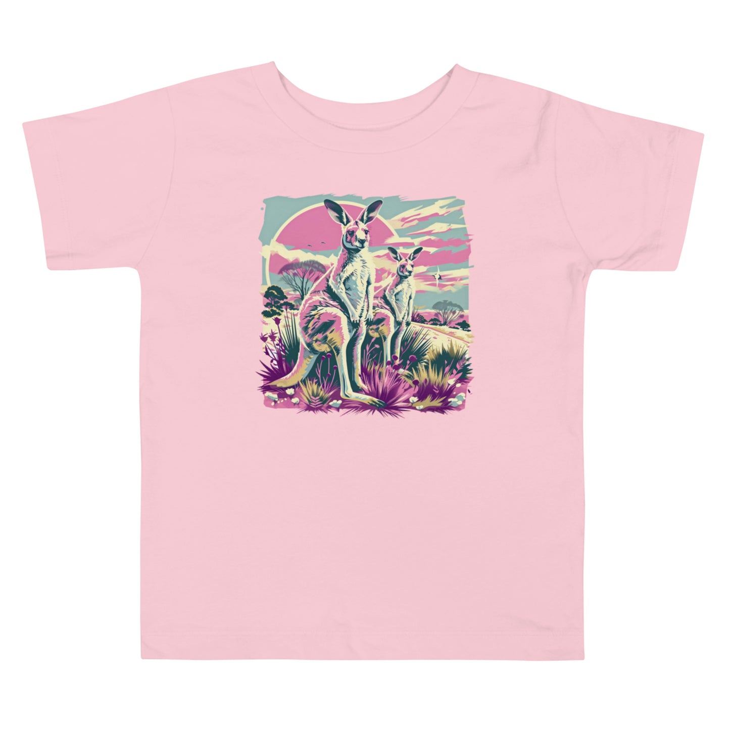 Retro Roovolution Toddler Tee | Trendy Vintage Kangaroo T-shirt for Kids