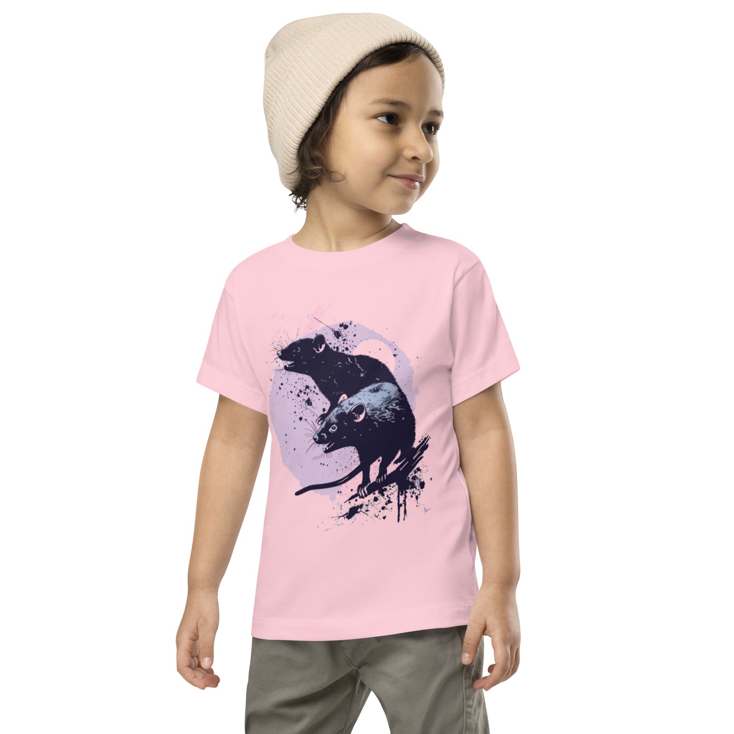 Devilish Spring Toddler Tee | Lavender Tasmanian Devil T-shirt for Tweens