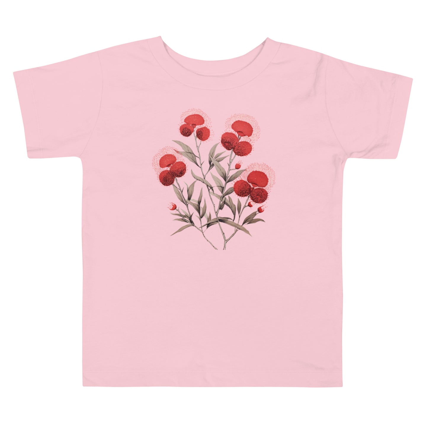 Toddler Bottlebrush Bloom Tee | Boho Floral T-shirt for Kids