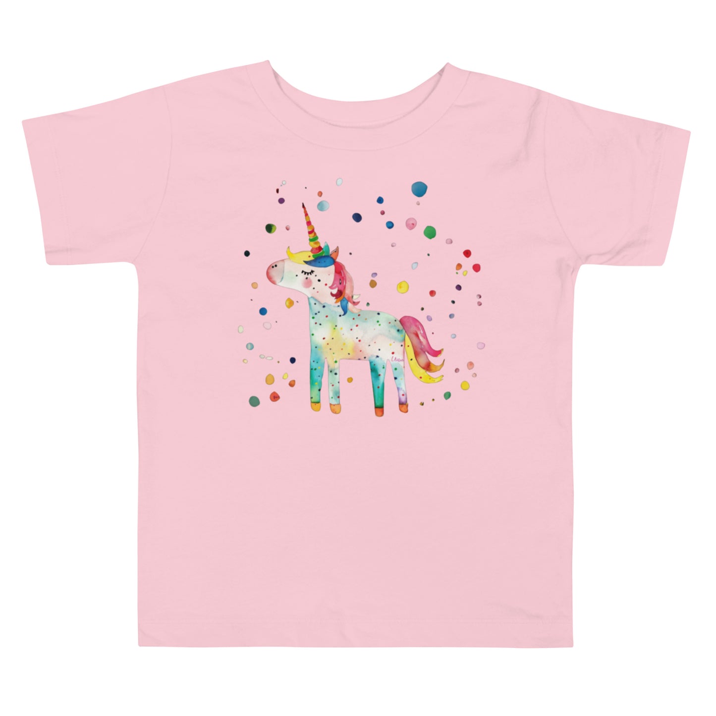 One of a Kind Rainbow Unicorn Toddler Tee | Soft Cotton | K is for Koala