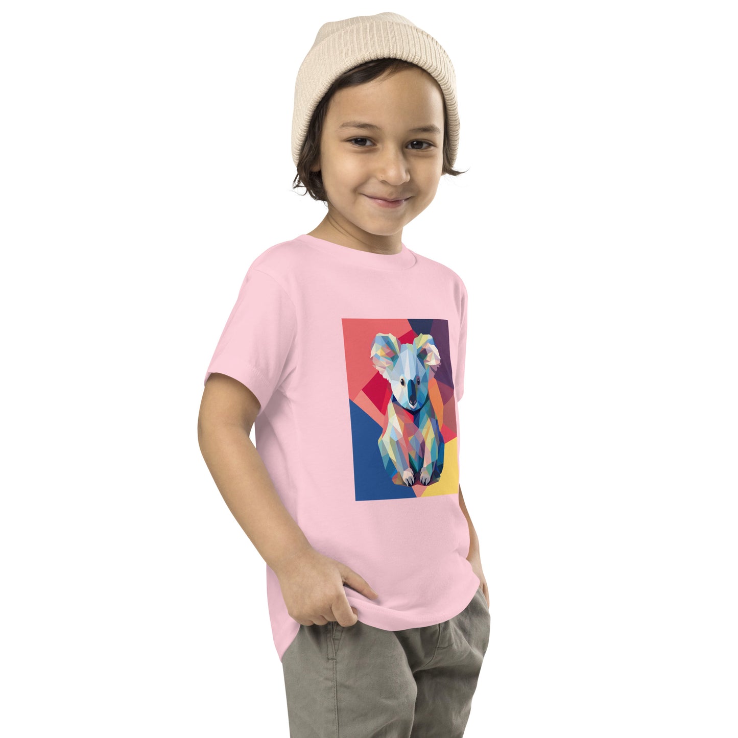 Koala Pop Toddler Short Sleeve Tee | Adorable Kids' Koala Shirt