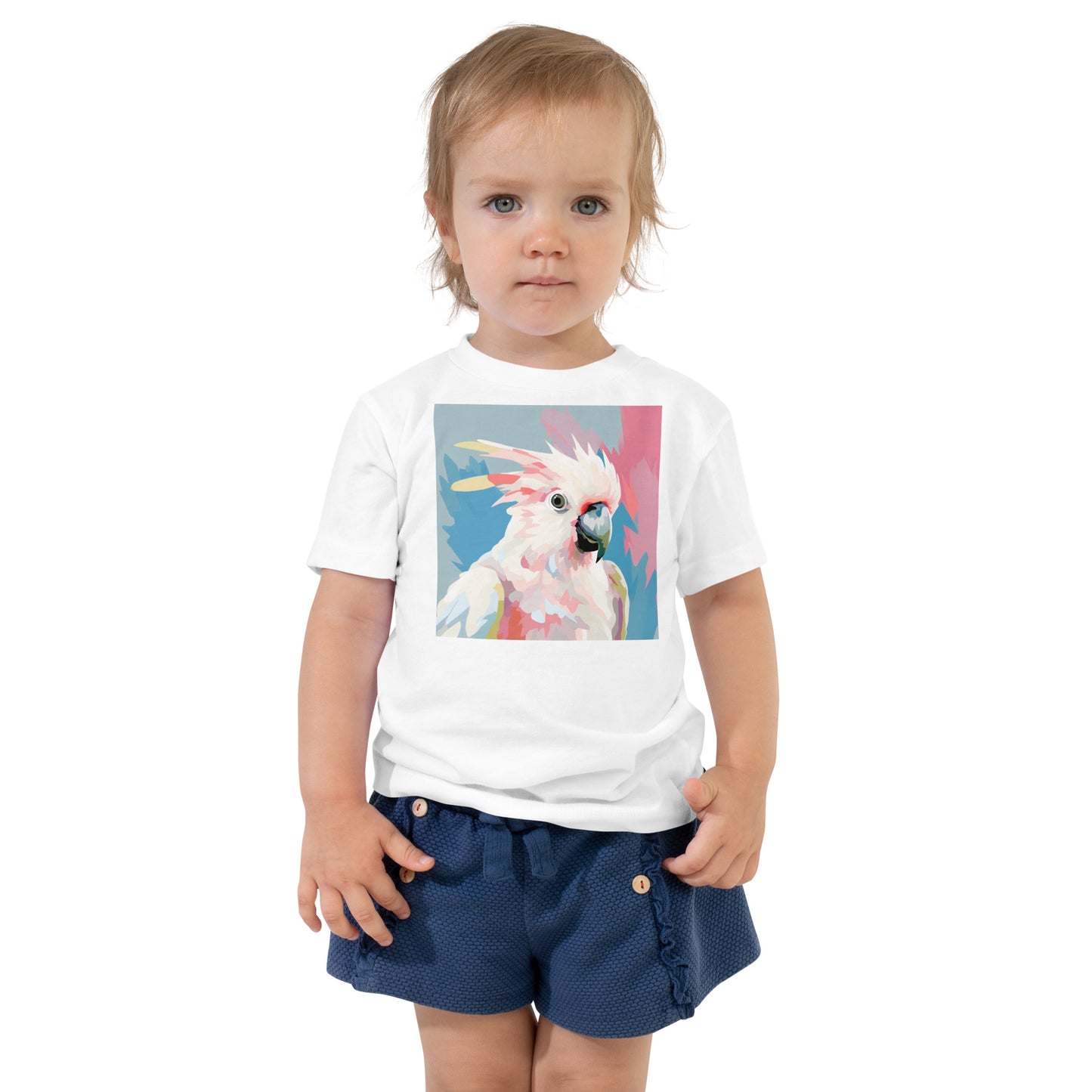 Adorable Cockatoo Toddler Tee | Cocky Pop Australian Tshirt