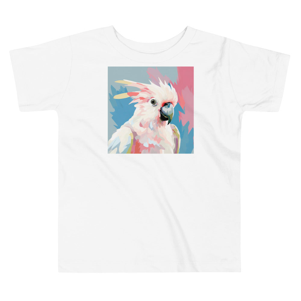 Adorable Cockatoo Toddler Tee | Cocky Pop Australian Tshirt