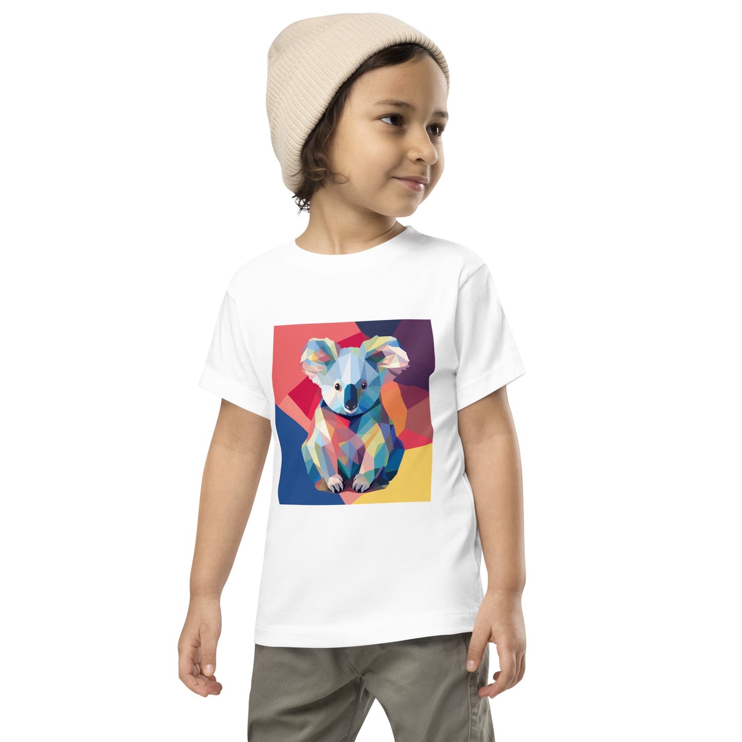 Koala Pop Toddler Short Sleeve Tee | Adorable Kids' Koala Shirt