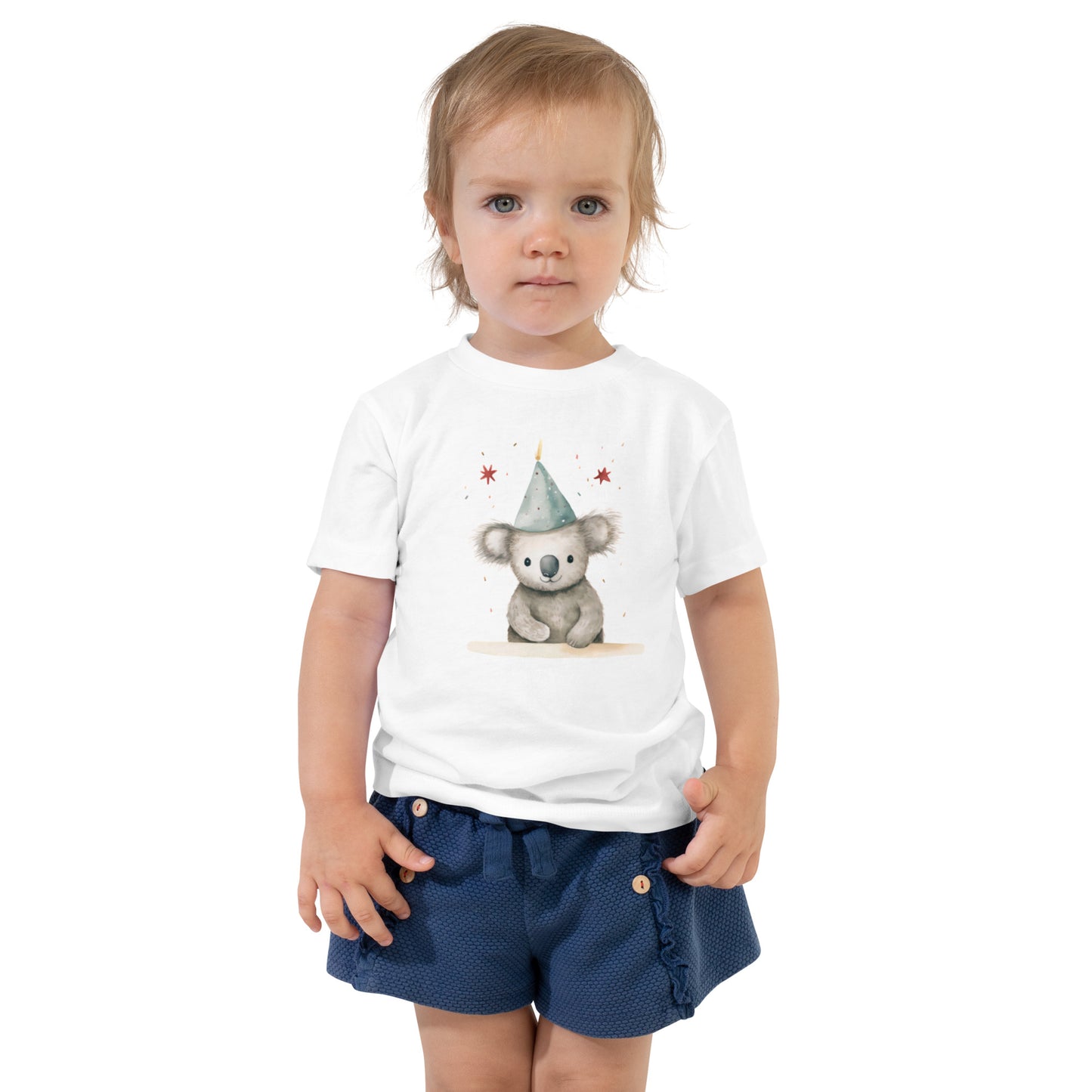 Party Animal Koala Toddler Short Sleeve Tee