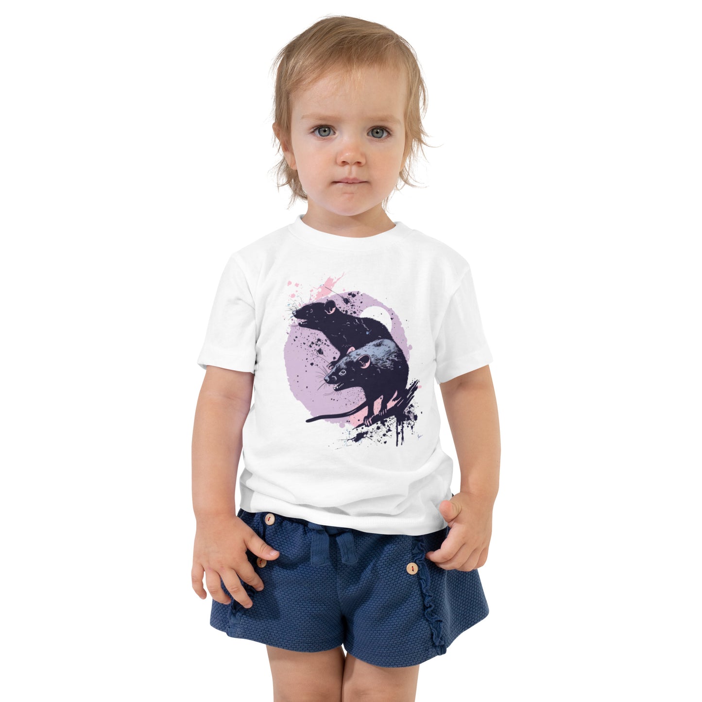 Devilish Spring Toddler Tee | Lavender Tasmanian Devil T-shirt for Tweens