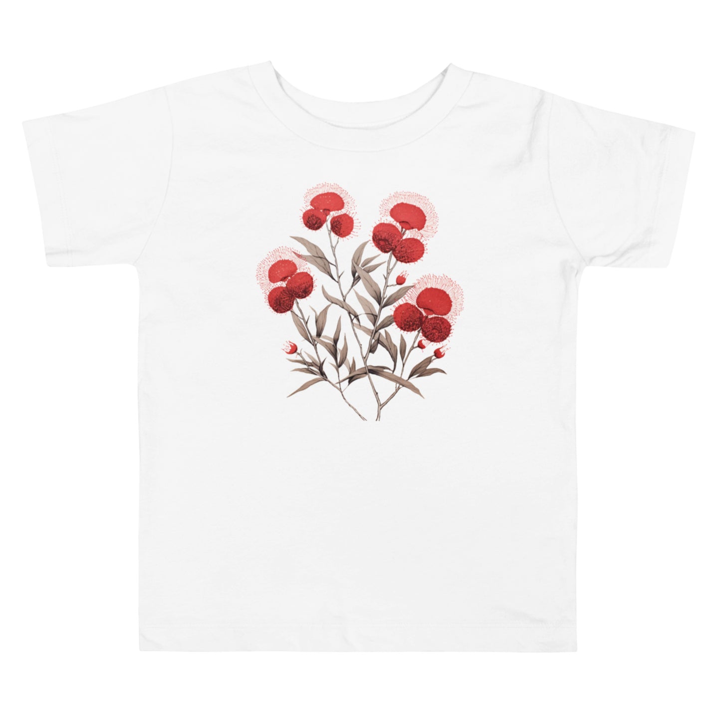 Toddler Bottlebrush Bloom Tee | Boho Floral T-shirt for Kids