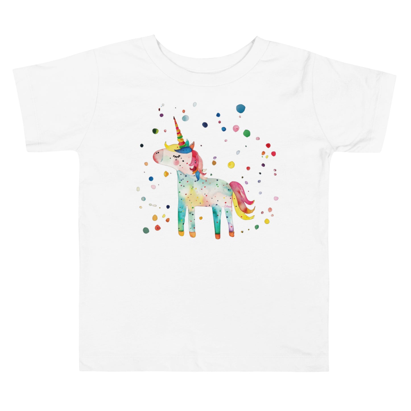 One of a Kind Rainbow Unicorn Toddler Tee | Soft Cotton | K is for Koala