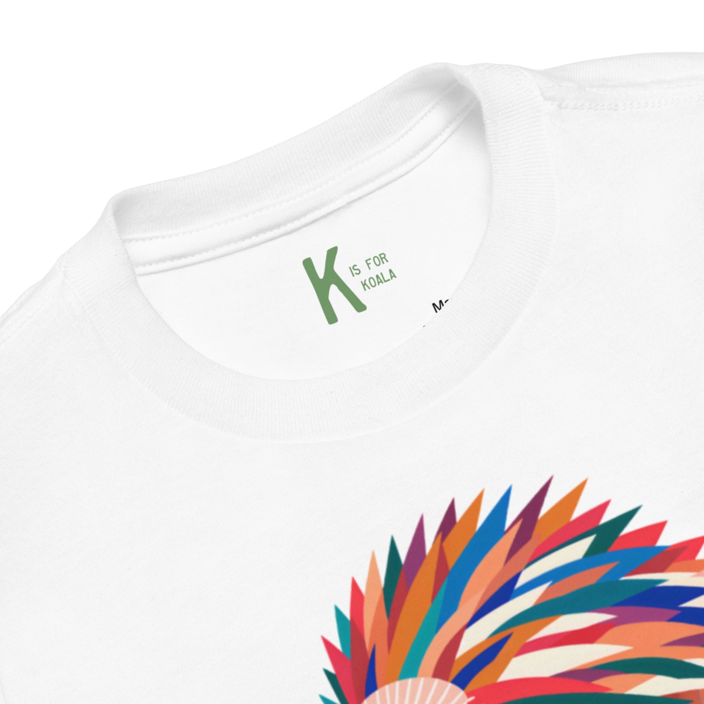 Echidna Pop Toddler Short Sleeve Tee - K is for Koala