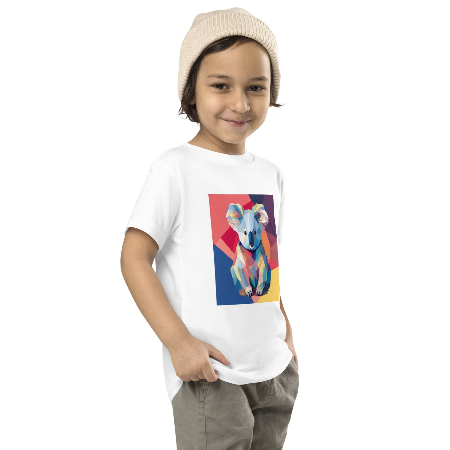 Koala Pop Toddler Short Sleeve Tee | Adorable Kids' Koala Shirt