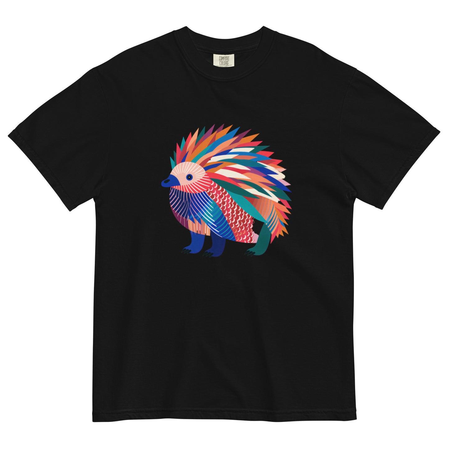 Echidna Pop Unisex garment-dyed heavyweight t-shirt