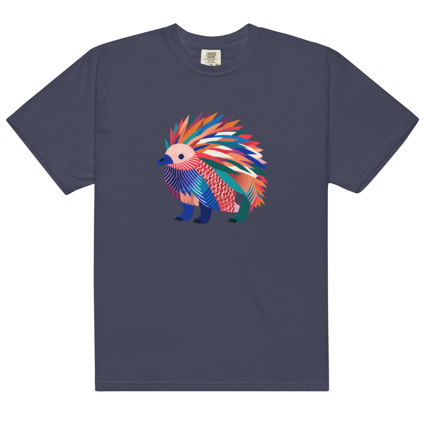 Echidna Pop Unisex garment-dyed heavyweight t-shirt