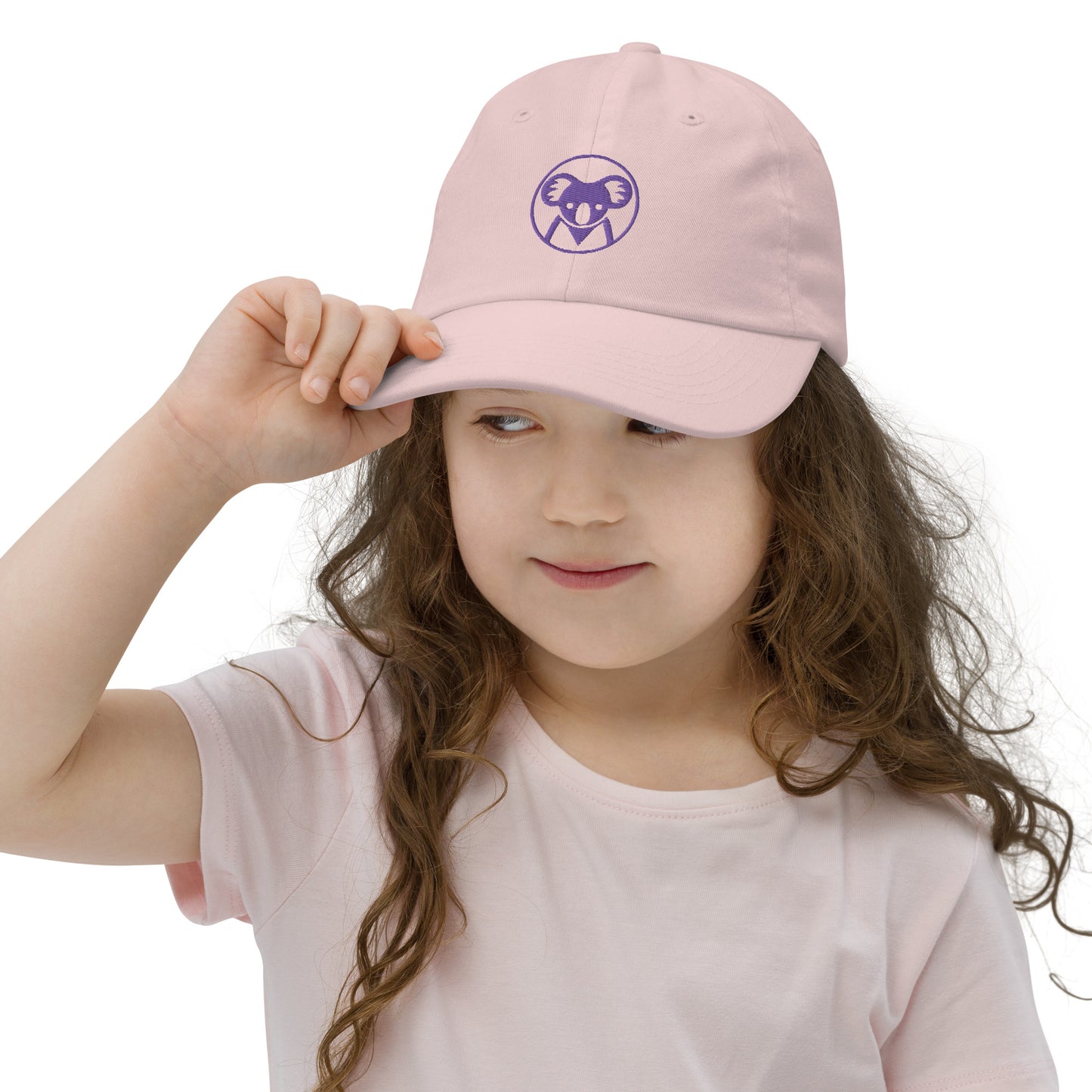 Summer Kids Pink Baseball Cap - Cute and Comfortable Koala Hat for Kids