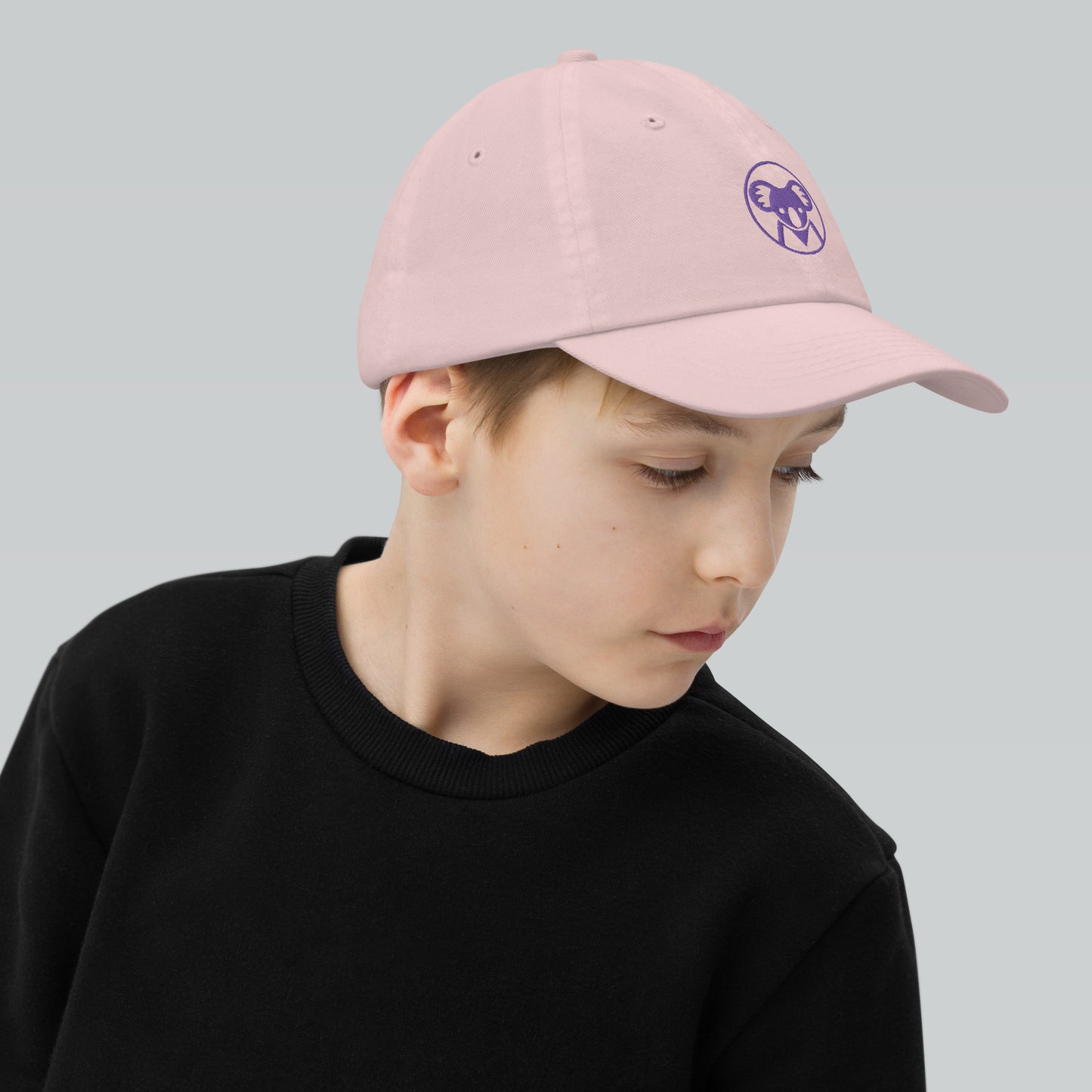 Summer Kids Pink Baseball Cap - Cute and Comfortable Koala Hat for Kids