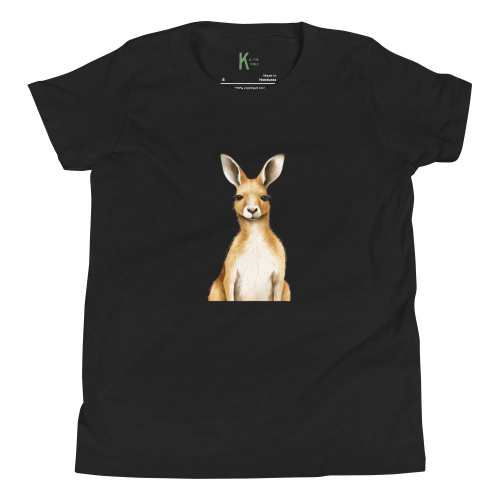 Youth Classic Kangaroo T-Shirt | Little Roo Tee for Tweens