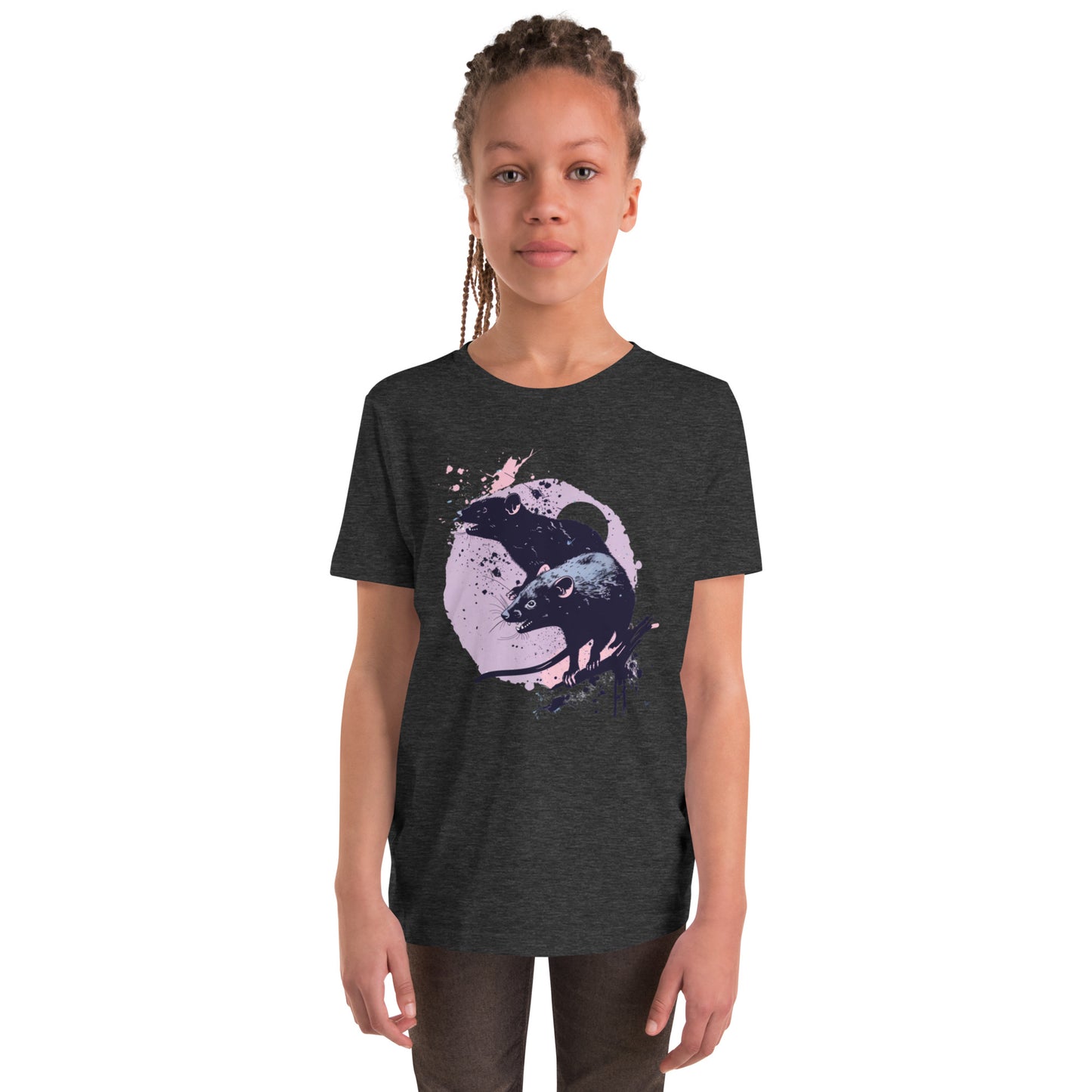 Australian Tassie Devil Youth T-Shirt | Lavender Tasmanian Devil Tee