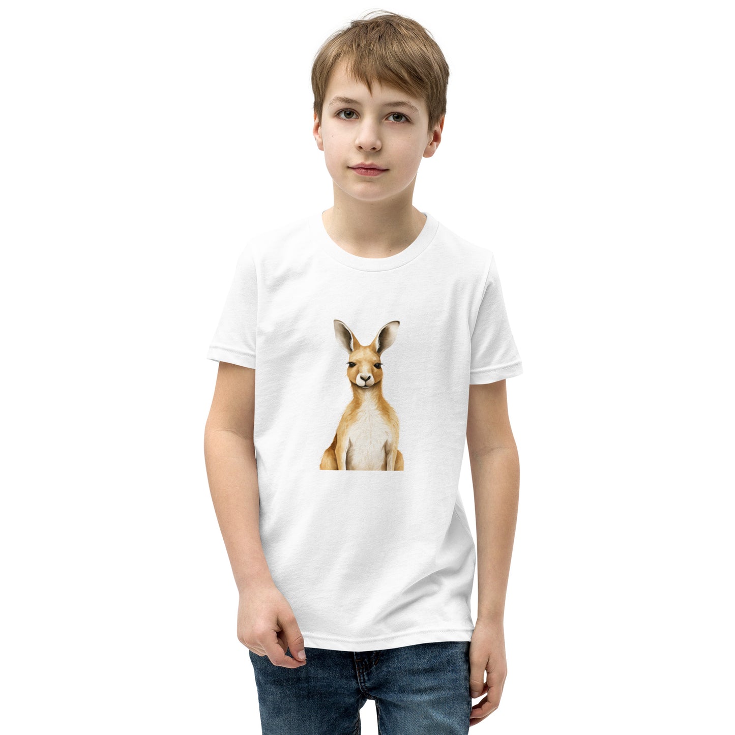 Youth Classic Kangaroo T-Shirt | Little Roo Tee for Tweens